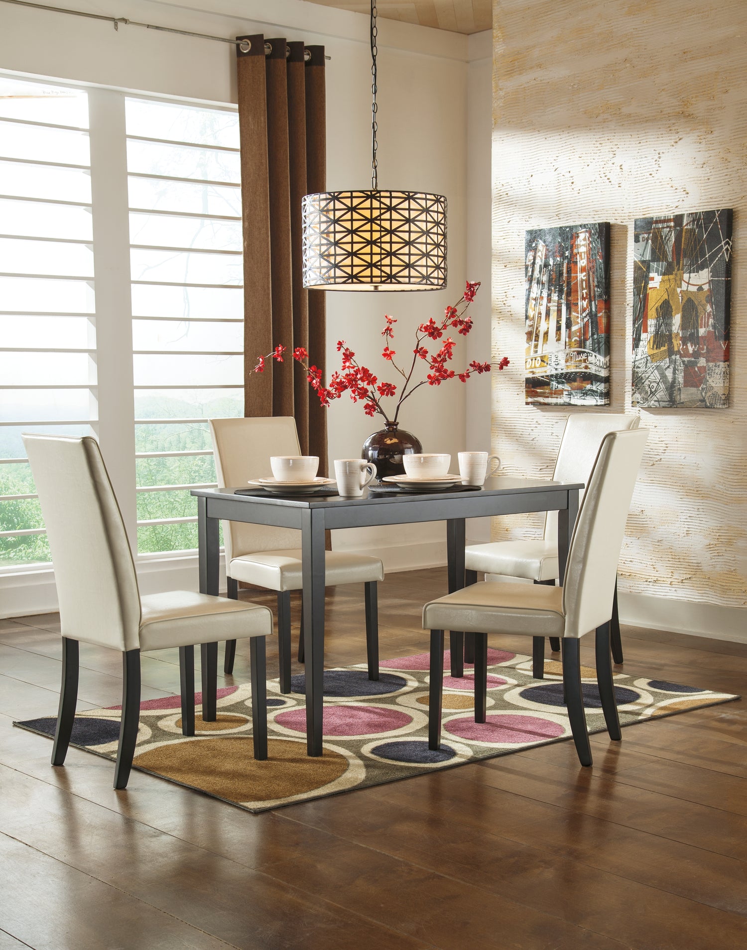 Kimonte Dark Brown Dining Table
