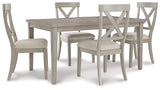 Parellen Gray Dining Table