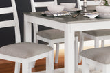 Stonehollow White/Gray Dining Set