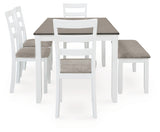 Stonehollow White/Gray Dining Set