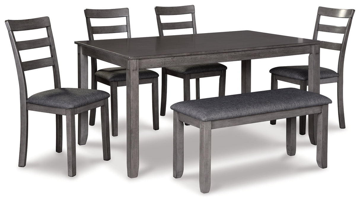 Bridson Gray Dining Set