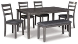 Bridson Gray Dining Set