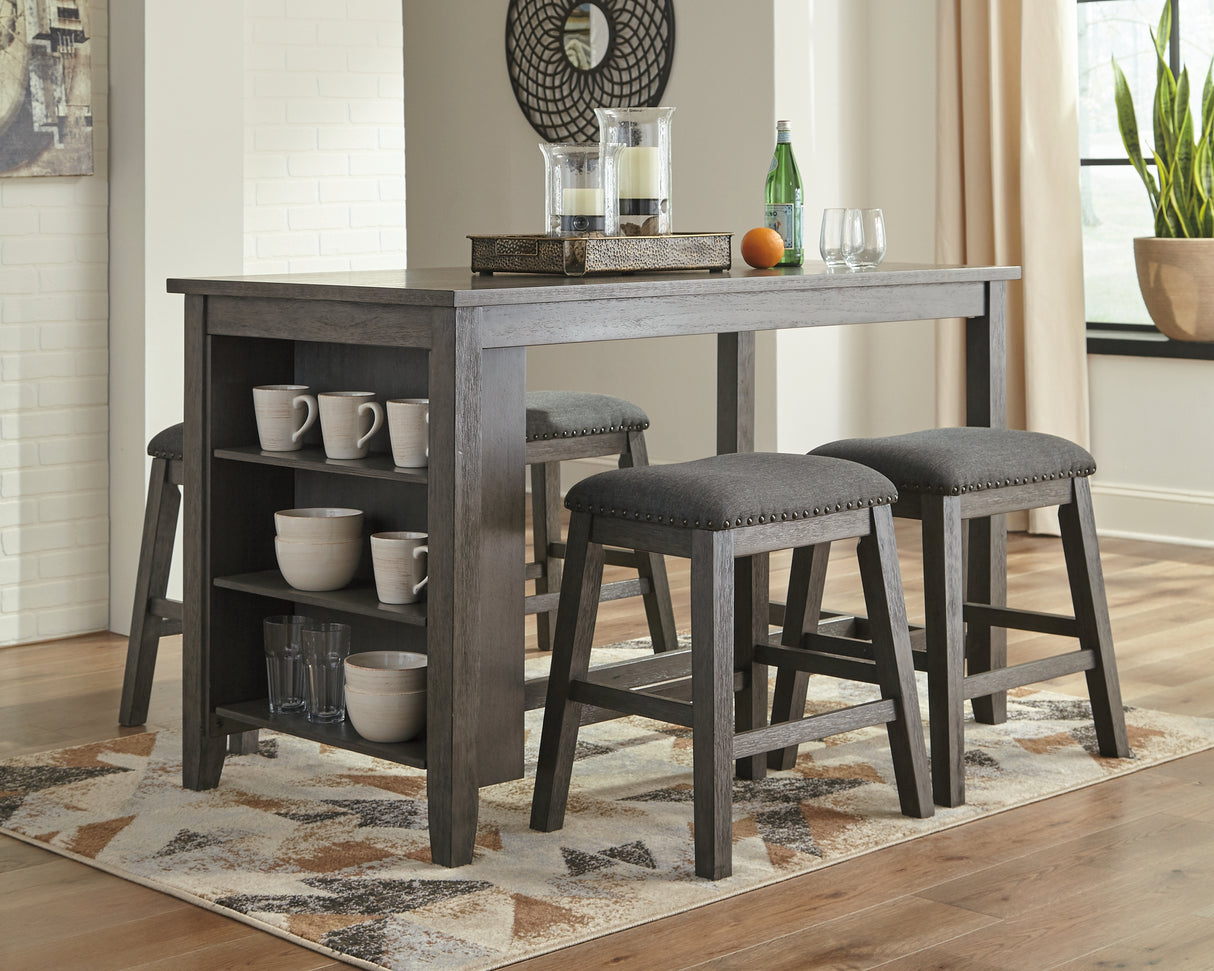 Caitbrook Gray Counter Height Dining Table