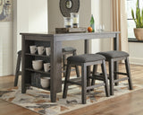 Caitbrook Gray Counter Height Dining Table