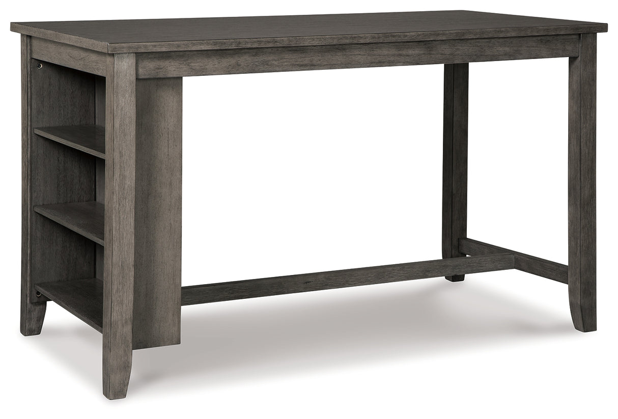 Caitbrook Gray Counter Height Dining Table