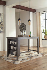 Caitbrook Gray Counter Height Dining Table