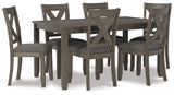 Caitbrook Gray Dining Set