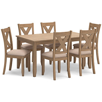 Sanbriar Light Brown Dining Set