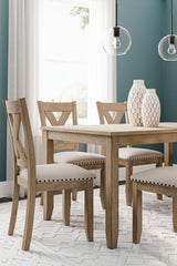 Sanbriar Light Brown Dining Set