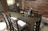 Rokane Brown Counter Height Dining Table