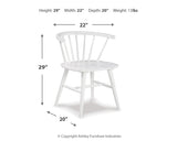 Grannen White Dining Chair