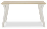 Grannen White/Natural Dining Table
