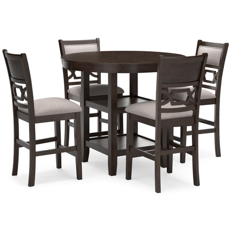 Langwest Brown Counter Height Dining Set