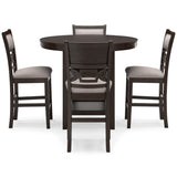 Langwest Brown Counter Height Dining Set