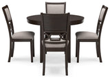 Langwest Brown Round Dining Set
