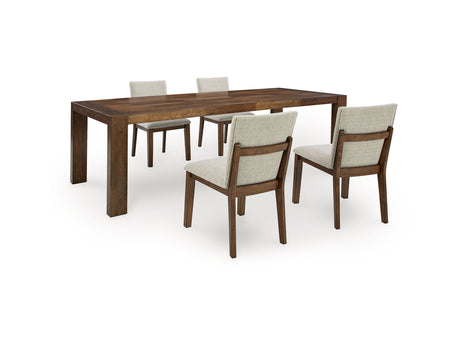 Kraeburn Brown Dining Table And 4 Chairs
