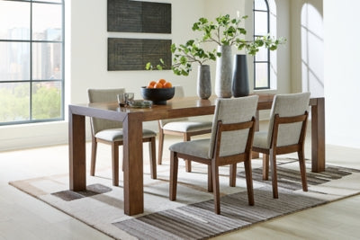 Kraeburn Brown Dining Table And 4 Chairs