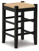Mirimyn Black Counter Height Bar Stool