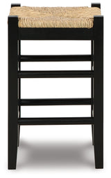 Mirimyn Black Counter Height Bar Stool