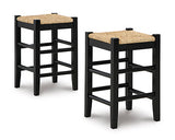 Mirimyn Black Counter Height Bar Stool