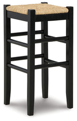 Mirimyn Black Bar Height Bar Stool
