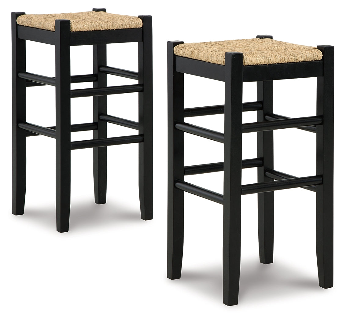 Mirimyn Black Bar Height Bar Stool