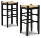 Mirimyn Black Bar Height Bar Stool