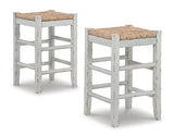 Mirimyn White Counter Height Bar Stool