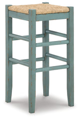 Mirimyn Teal Bar Height Bar Stool