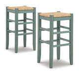 Mirimyn Teal Bar Height Bar Stool