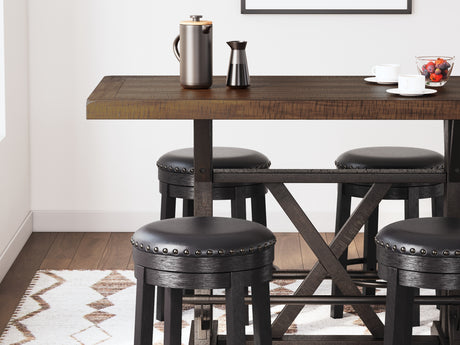 Valebeck Multi Counter Height Dining Table And 4 Barstools