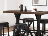 Valebeck Multi Counter Height Dining Table And 4 Barstools