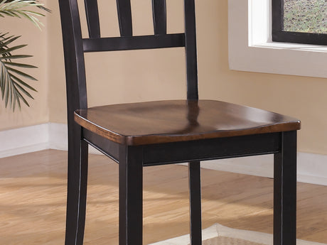 Owingsville Black/Brown Dining Table And 6 Chairs