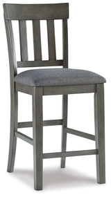 Hallanden Two-Tone Gray Counter Height Bar Stool