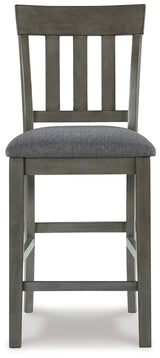 Hallanden Two-Tone Gray Counter Height Bar Stool