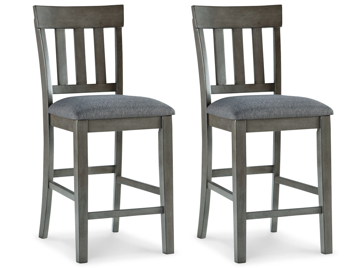 Hallanden Two-Tone Gray Counter Height Bar Stool