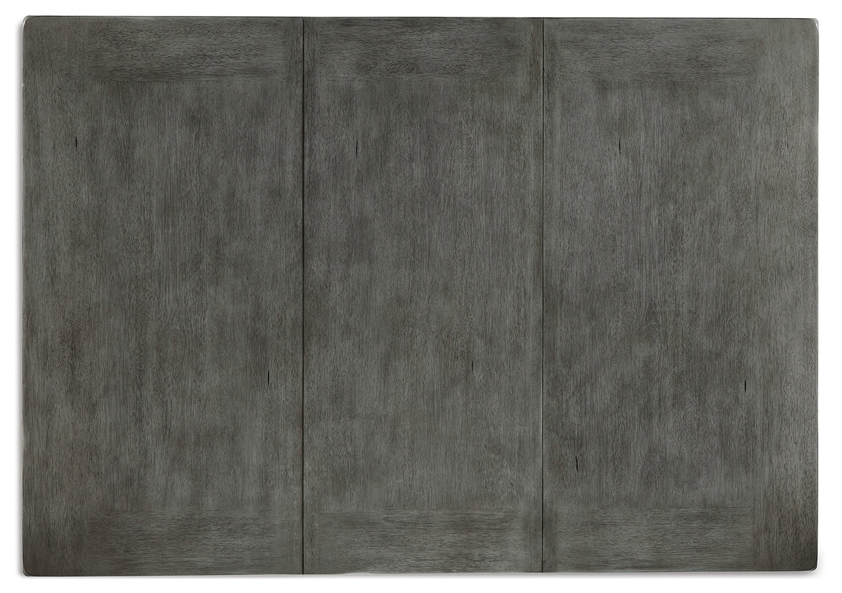 Hallanden Gray Counter Height Dining Extension Table