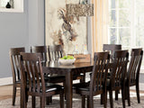 Haddigan Dark Brown Dining Table And 8 Chairs