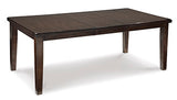 Haddigan Dark Brown Dining Extension Table