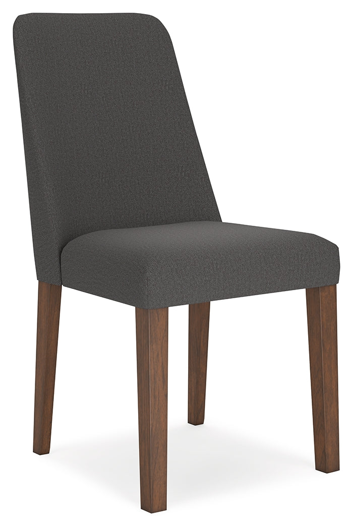 Lyncott Charcoal/Brown Dining Chair