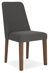 Lyncott Charcoal/Brown Dining Chair