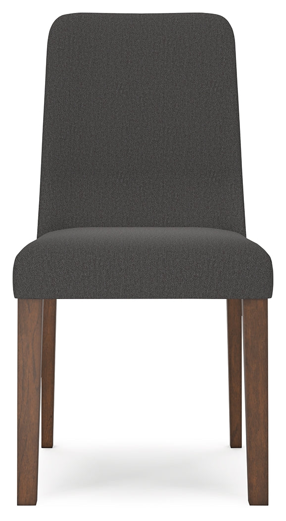 Lyncott Charcoal/Brown Dining Chair