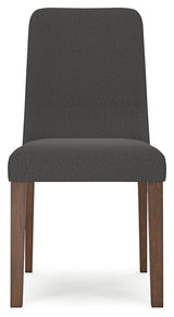 Lyncott Charcoal/Brown Dining Chair