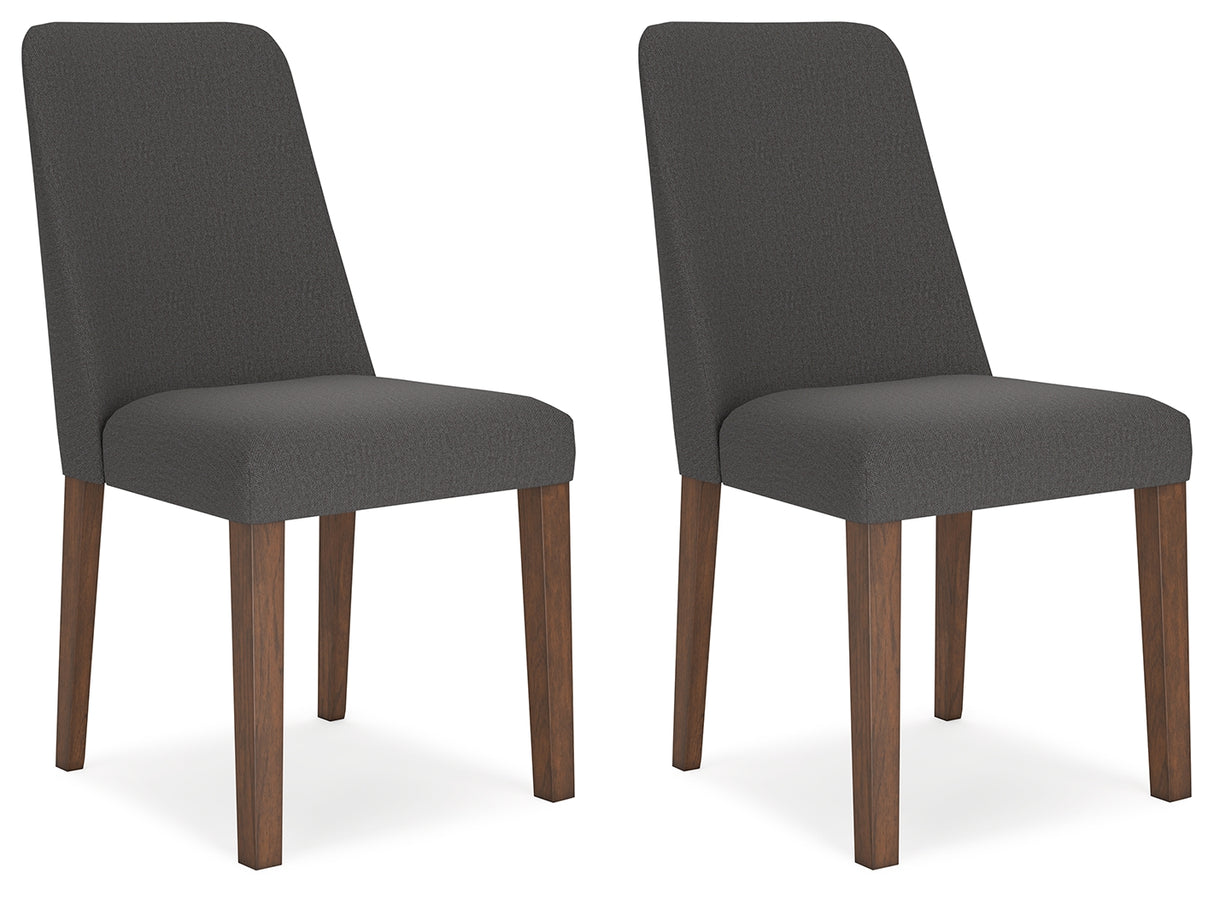 Lyncott Charcoal/Brown Dining Chair