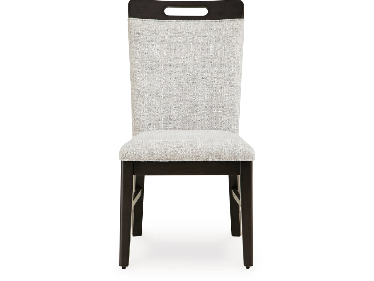 Neymorton Dark Grayish Brown Dining Table And 4 Chairs