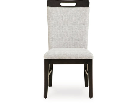 Neymorton Dark Grayish Brown Dining Table And 4 Chairs