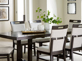 Neymorton Dark Grayish Brown Dining Table And 6 Chairs