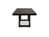 Neymorton Dark Grayish Brown Dining Table And 4 Chairs