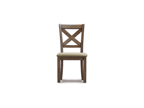 Moriville Grayish Brown Dining Table And 8 Chairs