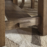 Moriville Grayish Brown Counter Height Dining Table And 4 Barstools